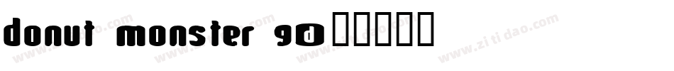 Donut Monster G字体转换
